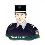 La police rurale en uniforme